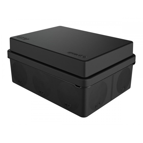 Коробка распред.о/п, 2К, HF, УФ 150х110х70мм IP67 (30 шт) цвет-черный  42441-05