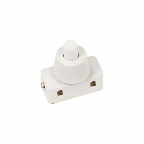 Выключатель-кнопка 250V 2A(2c) ON-OFF белый (для настольной лампы) REXANT