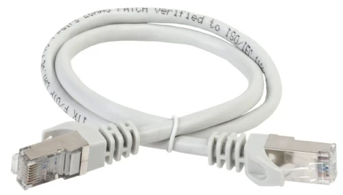 Коммутационный шнур (патч-корд), кат.6 FTP, LSZH, 0,5м, серый ITK