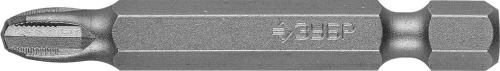 Биты ЗУБР "МАСТЕР" кованые, хромомолибденовая сталь, тип хвостовика C 1/4", PH1, 25мм