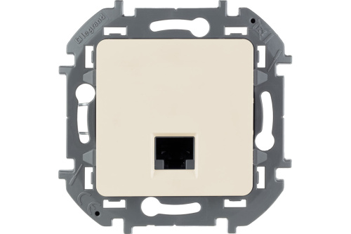 Информационная розетка RJ 45 - категория 6 - UTP - INSPIRIA - слоновая кость