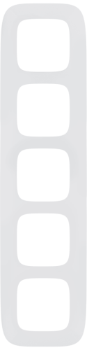 Рамка 5-ая универсальная Белый Valena Allure