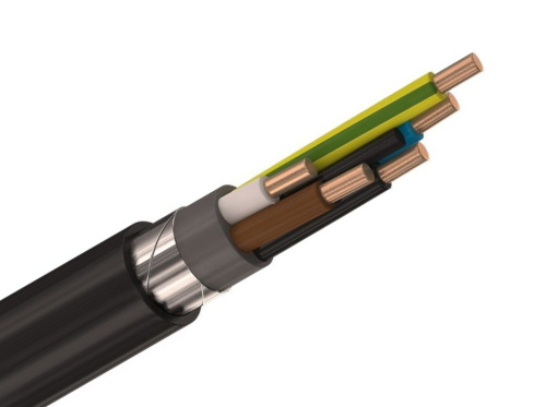 Кабель ВБШвнг(А)-LS 5х2,5 ок(N,PE)-0,66 ГОСТ 31996-2012