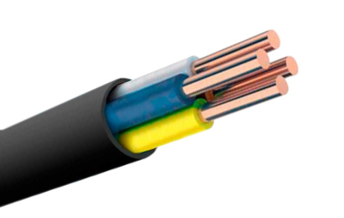 Кабель ВВГнг(А)-FRLSLTx 4х6 ок (N)-0,66 ГОСТ
