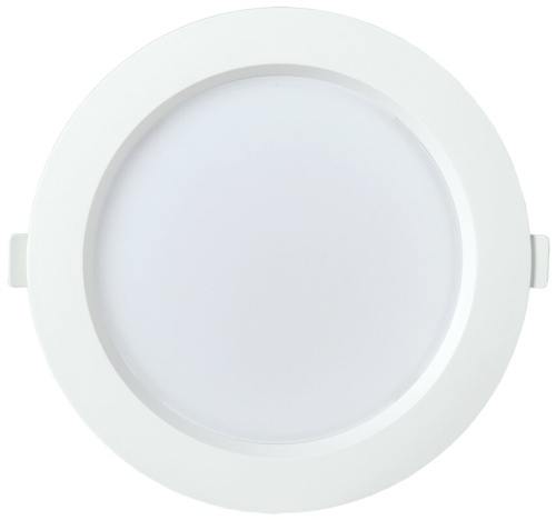 Светильник светодиодный ДВО 1704 белый круг 24Вт 4000K IP40 IEK